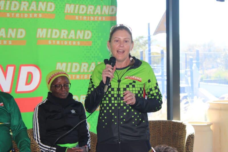Michelle Acton answers a few questions during the panel discussion on June 7. Photo: Zanele Mfaba