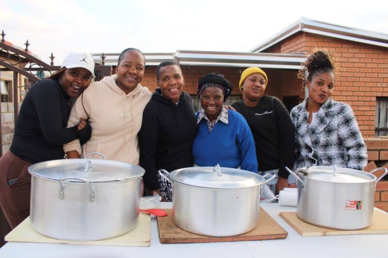 Driven by compassion and a desire to fight hunger, Relebohile Thapelo continues to serve warm home-cooked meals to vulnerable residents in Mayibuye, bringing hope and comfort to those in need during the winter cold.