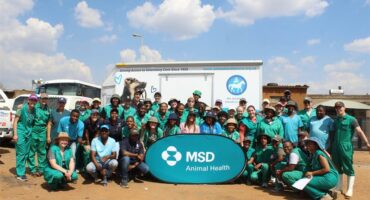 The VetSCO Group at the animal welfare outreach run by SAID. Photo: Supplied