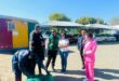 Noordwyk Primary School leaders and Joyful Giving representatives engage in discussions on May 25, 2026. Photo: Supplied