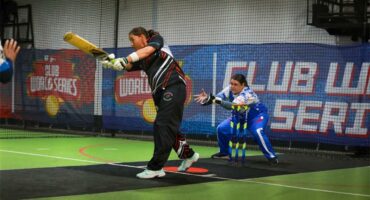 Summerhill School sports coach Jana du Plooy in action with the bat during an Action cricket match. Photo: Supplied