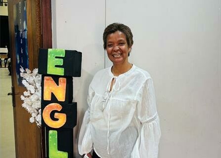 Head of English Department and organiser of the public speaking event, Priscila Stevens. Photo: Zanele Mfaba