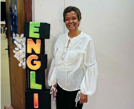 Head of English Department and organiser of the public speaking event, Priscila Stevens. Photo: Zanele Mfaba