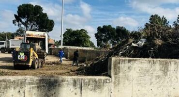 Pikitup trucks are cleaning up the Kyalami Garden Refuse Site. Photo: Supplied
