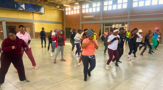 Residents take part in the City of Johannesburg Region A sports and recreation department's healthy lifestyle aerobics session at Rabie Ridge Community Hall on July 11, 2026. Photo: Comfort Makhanya
