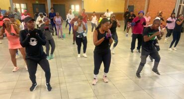 Residents take part in the City of Johannesburg Region A sports and recreation department's healthy lifestyle aerobics session at Rabie Ridge Community Hall on July 11, 2026. Photo: Comfort Makhanya