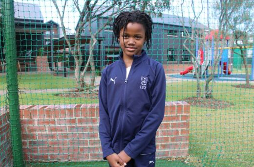 Gymnast Zuri Ntim-Frempong at home in Crowthorne. Photo: Zanele Mfaba