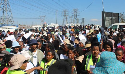 CVs in hand, unemployed residents march to Midrand Industrial Park in the hope that their qualifications would open doors to employment on June 29, 2026. Photo: Comfort Makhanya