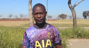 Super Midrand Ladies and Boys Academy chairperson Katlego Masia at Rabie Ridge Stadium on July 24, 2026. Photo: Comfort Makhanya