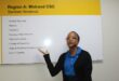 Ward 112 councillor Lerato Mphefo inside the Region A customer service centre. Photo: Zanele Mfaba