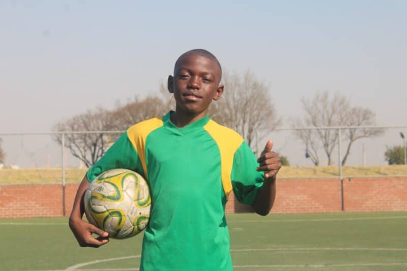 Following a successful debut season with Rabie Ridge-based side Dubula Stars United FC, 12-year-old Sibusiso Zulu is determined to help his team lift more silverware, and hopes to one day play abroad.