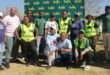 Ubuntu Rabie Ridge Foundation and Ikeja Wireless representatives partnered to commemorate Mandela Day by supporting local football and cricket players with winter gear on July 17 at Rabie Ridge Stadium. Photo: Comfort Makhanya