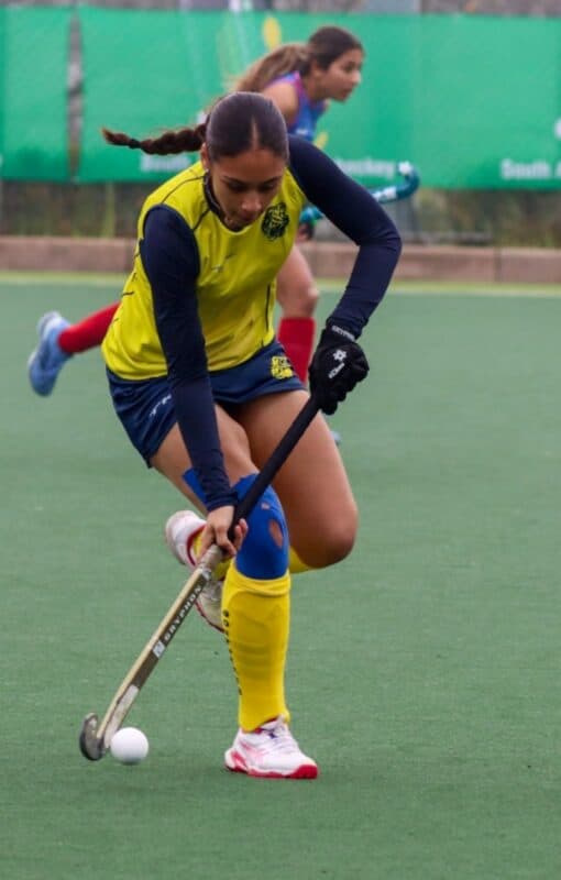 Beaulieu College learner Addison Van der Byl in action during a previous hockey match. Photo: Supplied