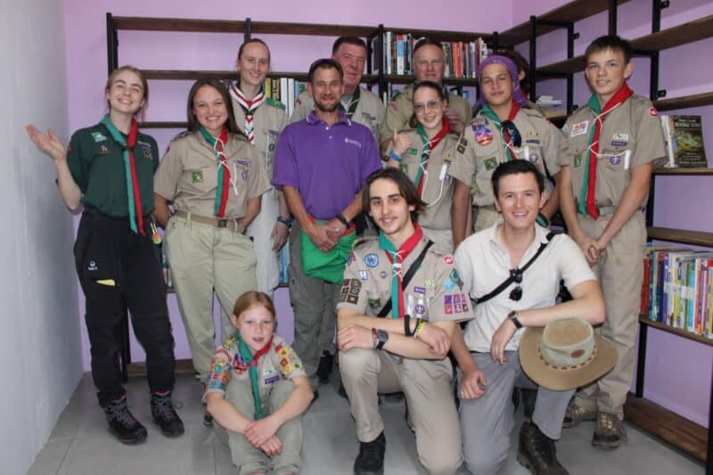 Seventeen-year-old scout David Robson transformed a room at New Life Centre for Girls into a library as part of his 40-hour community service project with the 1st Halfway House Scout Troop.