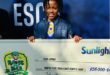 Zuri Ntim-Frempong after winning the Sunlight’s #RaiseTheBarNextGen campaign. Photo: Supplied