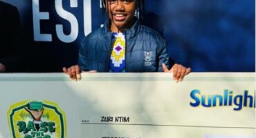Zuri Ntim-Frempong after winning the Sunlight’s #RaiseTheBarNextGen campaign. Photo: Supplied