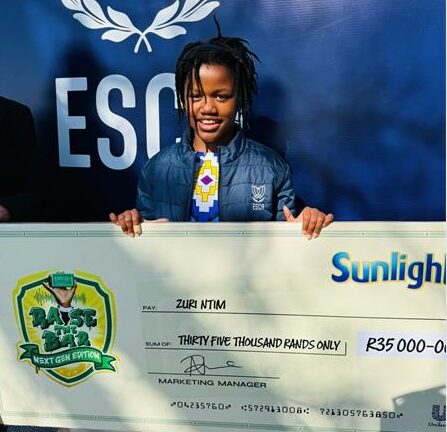Zuri Ntim-Frempong after winning the Sunlight’s #RaiseTheBarNextGen campaign. Photo: Supplied
