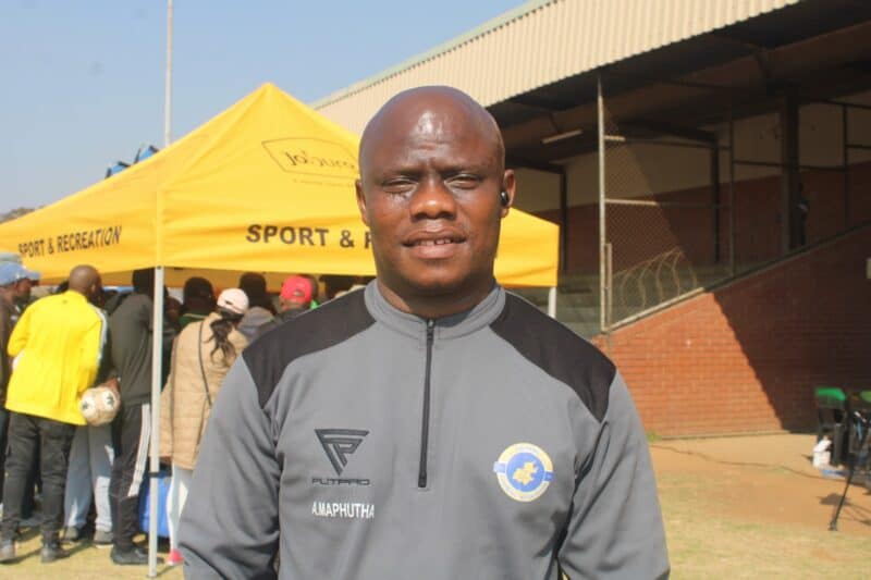 Midrand Local Football Association referees committee chairperson and former PSL referee Abel Maphutha on August 13, 2026. Photo: Comfort Makhanya