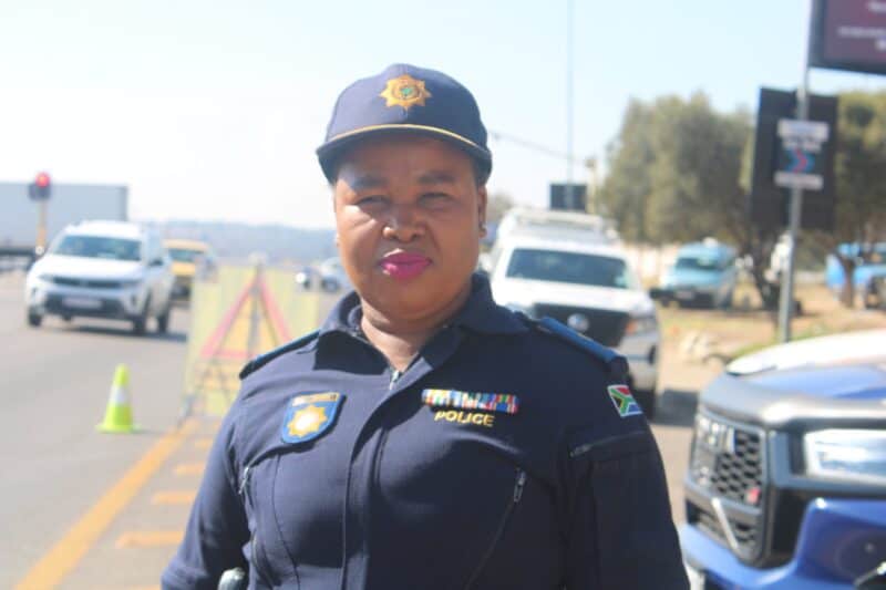 Operation commander Lieutenant Colonel Thabitha Nthabiseng Magowa during Operation Basadi in Midrand on August 19, 2026. Photo: Comfort Makhanya