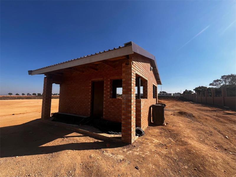 The guardhouse under construction at the Pikitup Midrand depot in Rabie Ridge. Photo: JDA