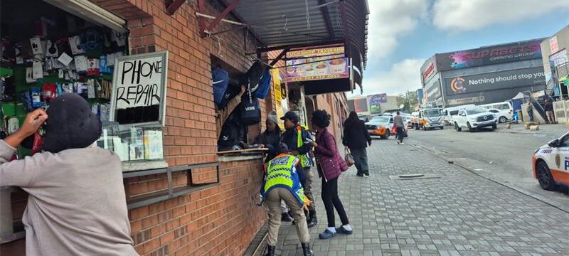 JMPD Region A impounds goods displayed beyond the boundaries on September 9, 2026. Photo: CrumRegionA X