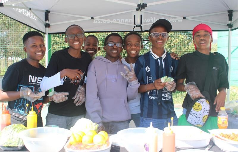 Midlands International School Grade 7 learners showcase their entrepreneurial skills by selling products and services during market day on September 3, 2026. Photo: Comfort Makhanya
