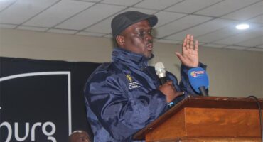 Ward 133 councillor Teboho Marumo speaks to residents on September 18, 2026. Photo: Comfort Makhanya