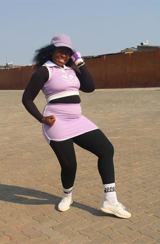Ivory Park resident Mathlatsi Masilela at Mayibuye Primary School during the City of Johannesburg’s free aerobics programme at Mayibuye Primary School on September 19, 2026. Photo: Comfort Makhanya