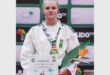 Reddam House Helderfontein learner Kendra de Beer bagged gold in the U19 Women's -63kg division at the Johannesburg Junior African Cup for the second consecutive year. Photo: Supplied