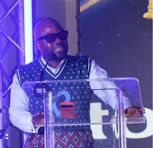 Pat Mahlangu speaks at the awards on September 2, 2026. Photo: Duduzile Khumalo