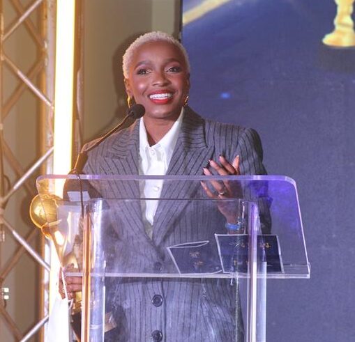 Dr Lethukwenama Letsoalo receives her award on September 2, 2026. Photo: Duduzile Khumalo