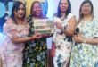 Grace to Grow skills conference attendees Nikkita Pillay, holiday winner Ncumisa Mgundisi, Lisa Singh, and Ashena Naidoo. Photo: Supplied