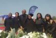 Mafokate family gather at Waterfall Cemetery for the final farewell to legendary equestrian Enos Mafokate. Photo: Supplied