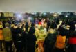 Mayibuye residents gather with candles and placards on September 18 to honour women who lost their lives to gender-based violence and femicide. Photo: Comfort Makhanya