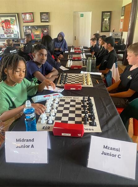 Players go head-to-head during the Midrand Juniors Classical Tournament on August 29. Photo: Supplied