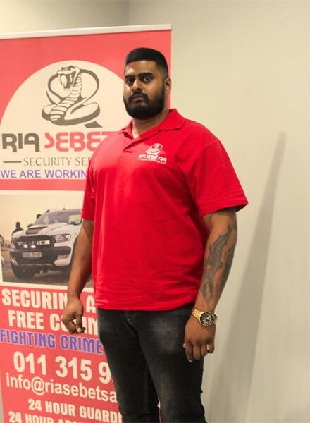 Ria Sebetsa Security operations director, Dilion Maduray, on September 17. Photo: Comfort Makhanya