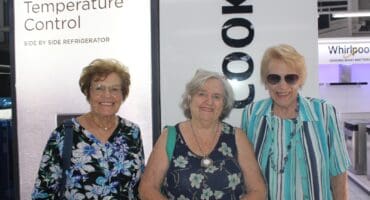 Caroline Cook, Heather Smith and Ria Snyckers advise all young women to take care of their mental health at Hirsch’s Waterfall on October 23. Photo: Itumeleng Molefe.