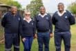 Midrand SPCA inspector Theo Mokgatle, general manager Pam Pretorius, and inspectors Jerry Seemise and Richman Sibande. Photo: Supplied