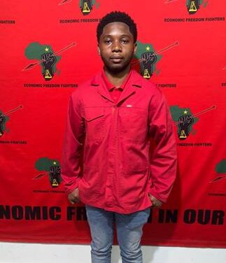 2026 local government elections: Economic Freedom Fighters Ward 132 councillor candidate Phenyo Milanzi. Photo: Supplied