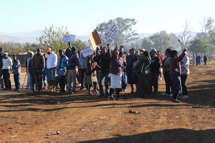 Protest in Fairleigh