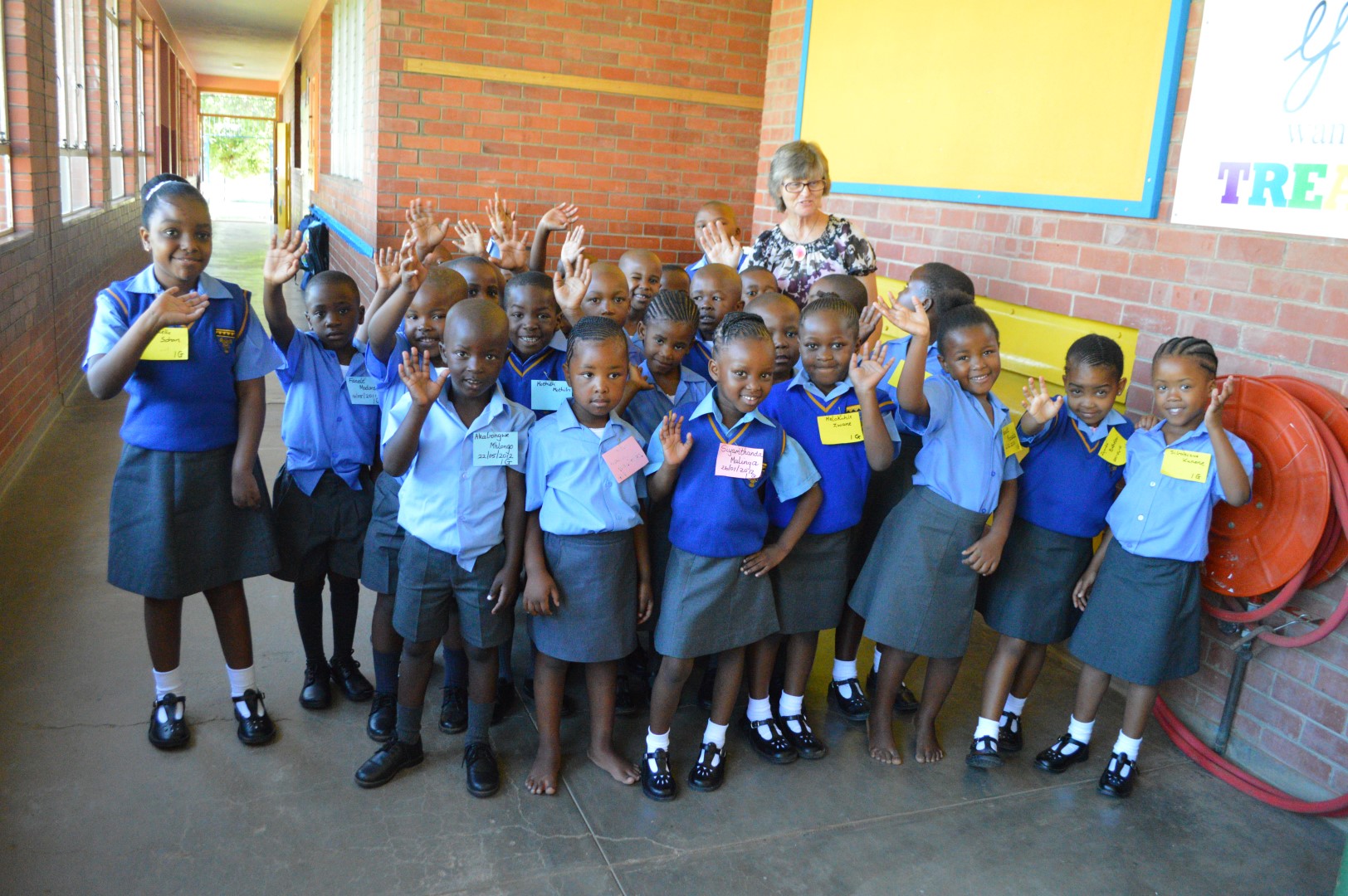 Back to school at Glencoe Primary where the Grade Ones are enthusiastic ...