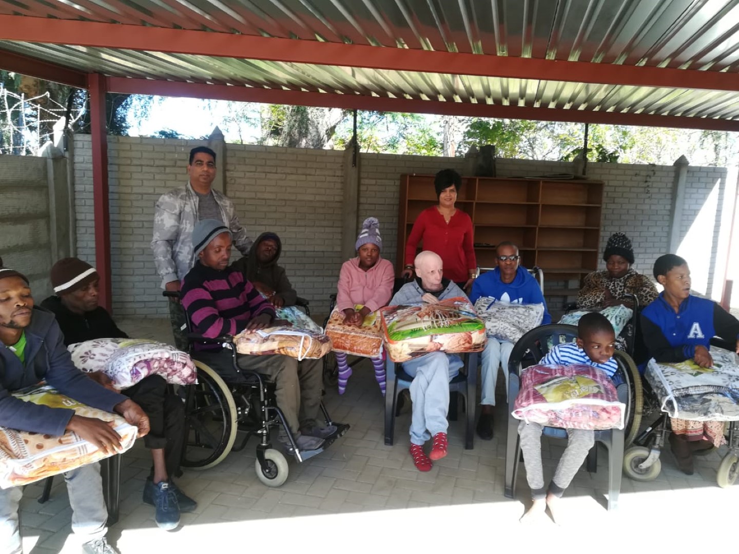 Blankets donated to keep the disabled warm in winter Northern Natal News