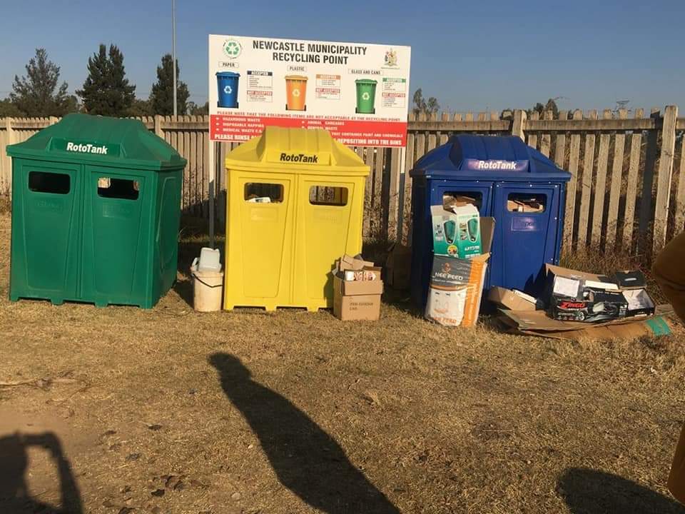NEWCASTLE KZN: Municipality commits to recycling with new bins around ...