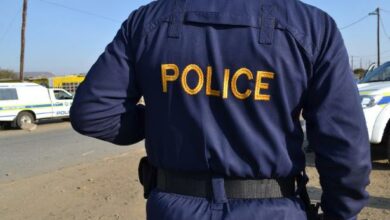 SAPS officer.