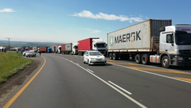 N3 blocked at Van Reenen