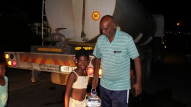 distributing water