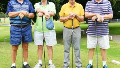 It never rains on the golf course