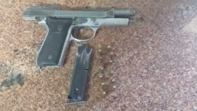 unlicensed pistol
