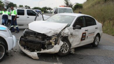 head-on collision