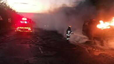 truck fire at van reenen